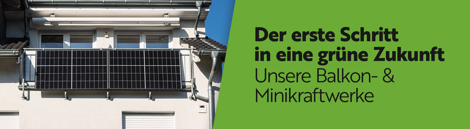 Balkon- und Minikraftwerke sind die Beste Lösung zum Einstieg in grüne Energie