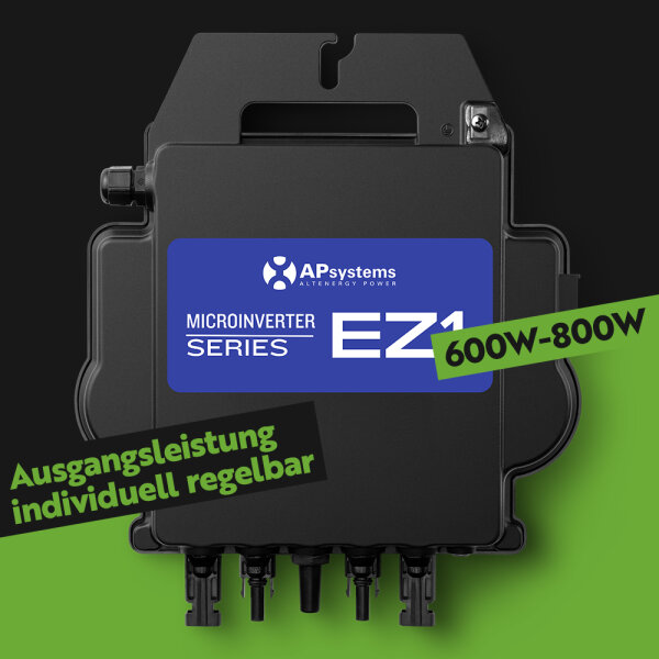 Mikrowechselrichter 800W AP-Systems EZ1-M | drosselbar auf 600W