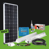 Caravan Solaranlage 100W 12V MPPT